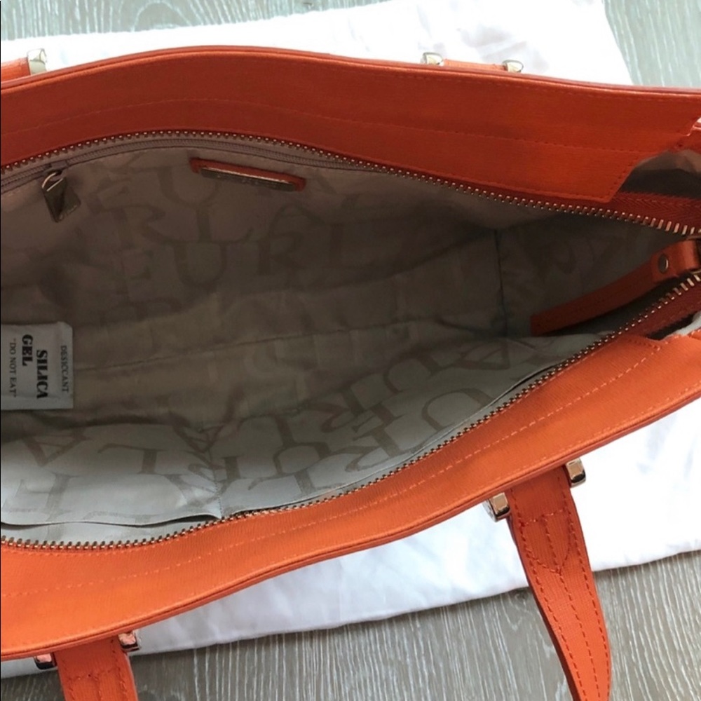Orange Furla purse - Picture 8 of 11